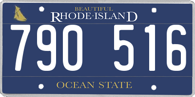 RI license plate 790516