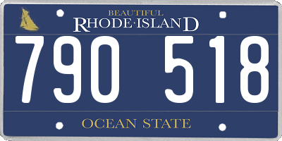 RI license plate 790518