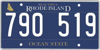 RI license plate 790519