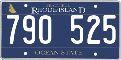 RI license plate 790525