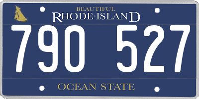 RI license plate 790527