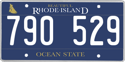 RI license plate 790529