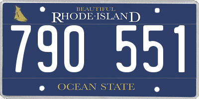 RI license plate 790551