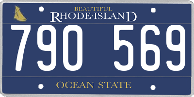 RI license plate 790569