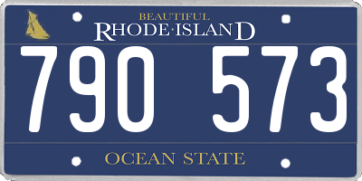 RI license plate 790573