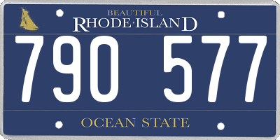 RI license plate 790577