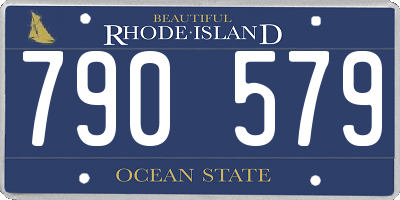 RI license plate 790579