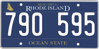 RI license plate 790595