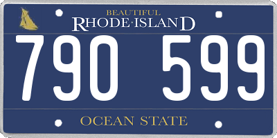 RI license plate 790599
