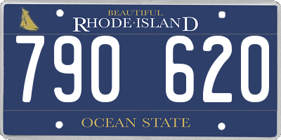 RI license plate 790620