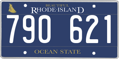 RI license plate 790621