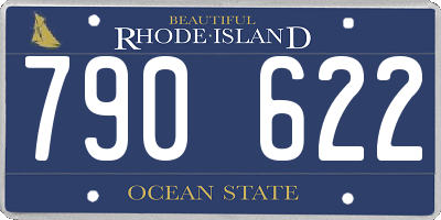 RI license plate 790622