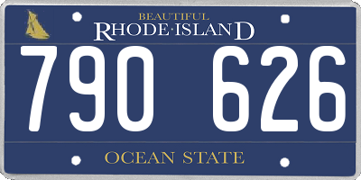 RI license plate 790626