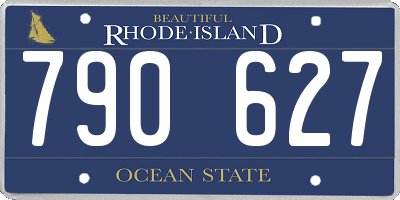 RI license plate 790627