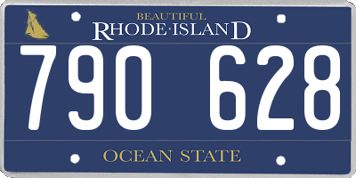 RI license plate 790628
