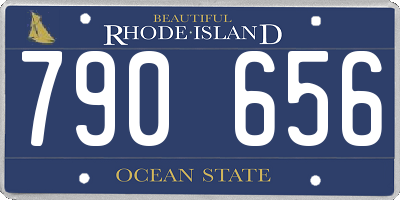 RI license plate 790656