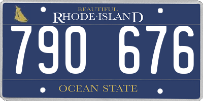RI license plate 790676