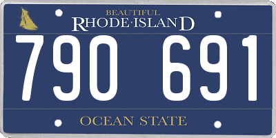 RI license plate 790691