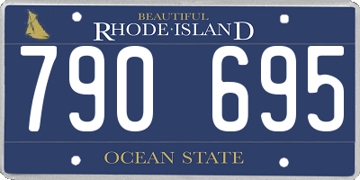 RI license plate 790695