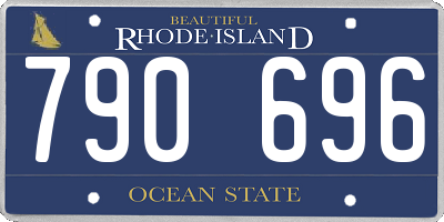 RI license plate 790696