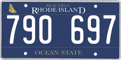 RI license plate 790697