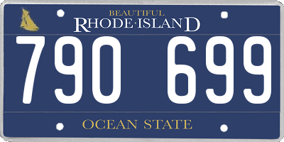 RI license plate 790699