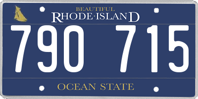 RI license plate 790715