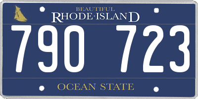 RI license plate 790723