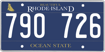 RI license plate 790726