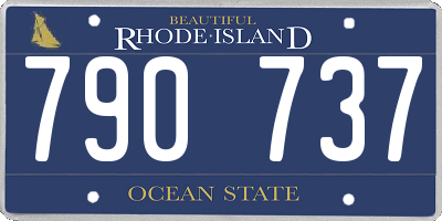 RI license plate 790737