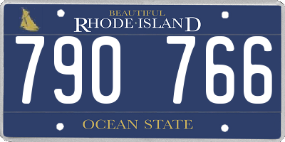 RI license plate 790766
