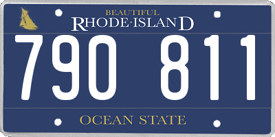 RI license plate 790811