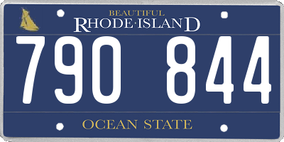 RI license plate 790844