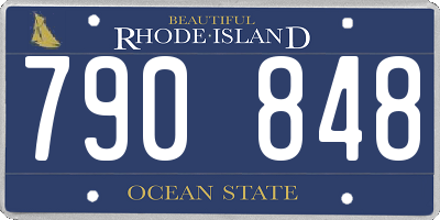 RI license plate 790848