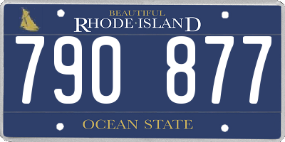 RI license plate 790877