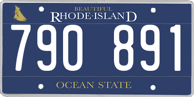 RI license plate 790891
