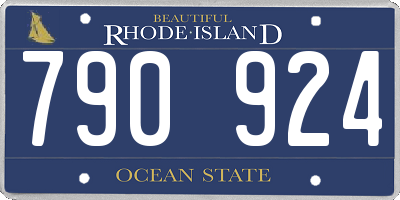 RI license plate 790924