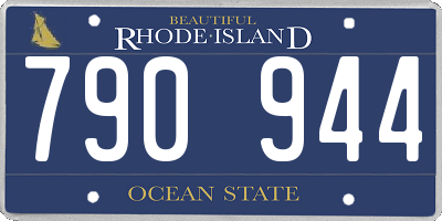 RI license plate 790944