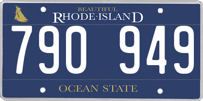 RI license plate 790949