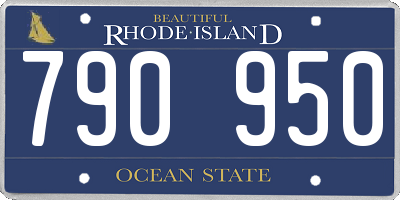 RI license plate 790950