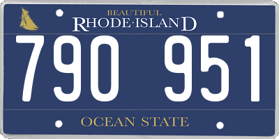 RI license plate 790951
