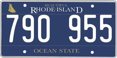 RI license plate 790955