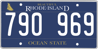 RI license plate 790969
