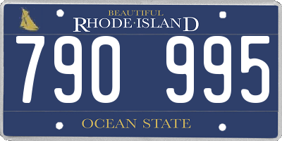RI license plate 790995
