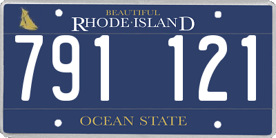 RI license plate 791121