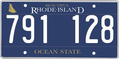 RI license plate 791128