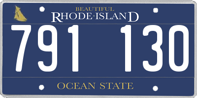 RI license plate 791130