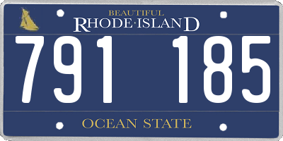 RI license plate 791185