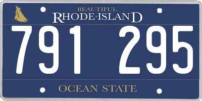 RI license plate 791295