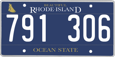 RI license plate 791306